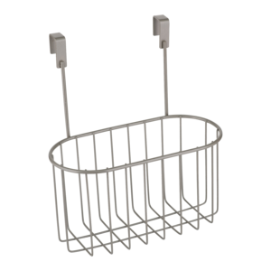 Étagère de rangement suspendue pour portes d'armoires de salle de bain, fixation murale sans perçage, en métal étanche, design moderne et créatif pour la maison - Product Image 4