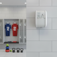 Diffuseur d'air frais mural à piles, programmable, rechargeable, pulvérisation automatique, faible bruit, couverture de 15 m, pour toilettes et bureaux