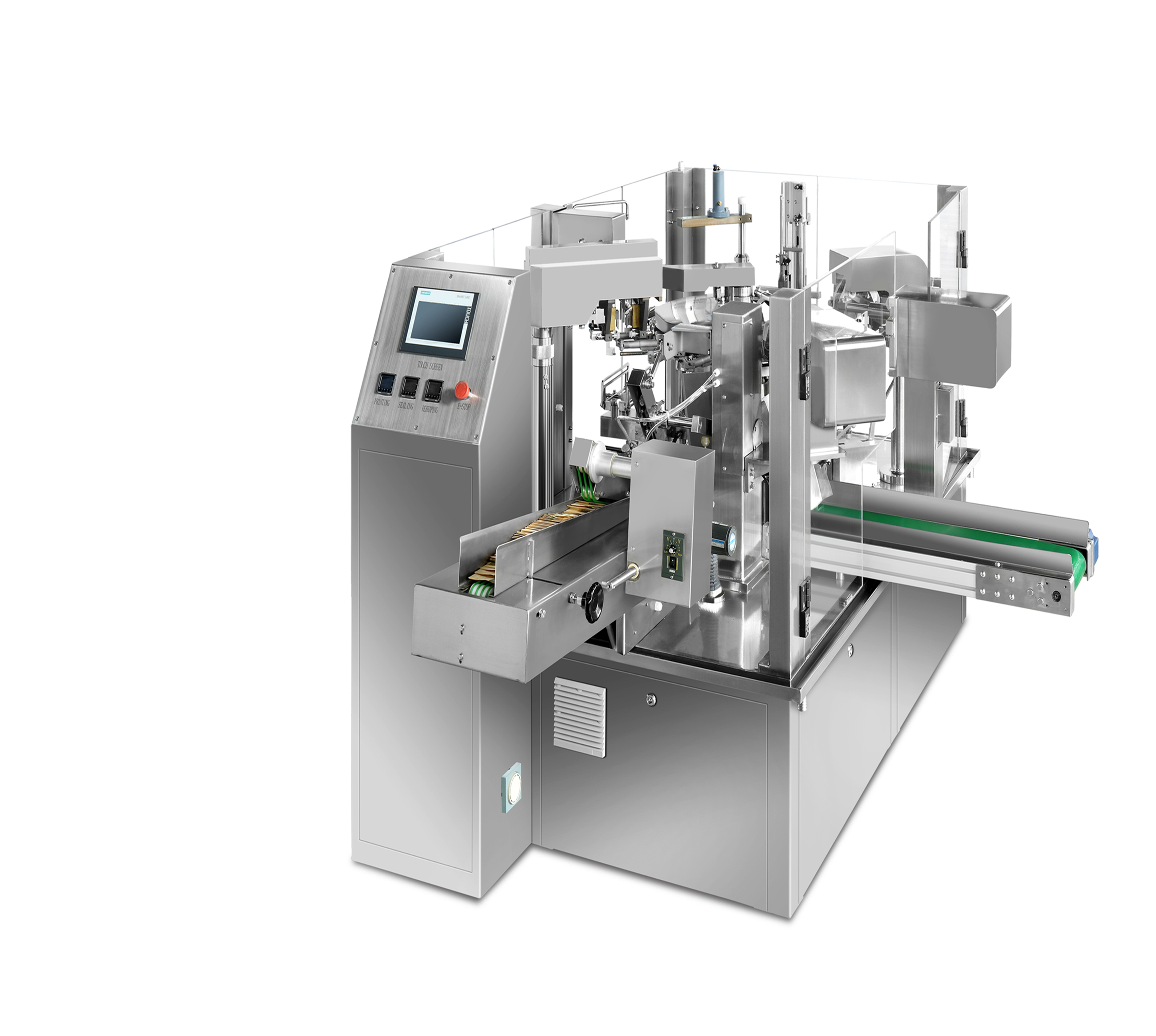Высокое качество автоматическый порошковый готовых мешок стоьте вверх мешок упаковочная машина