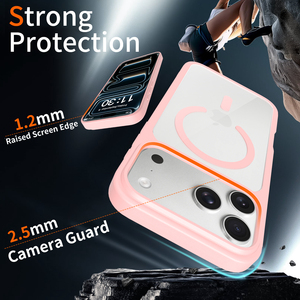 Custodia di Lusso Anti-Ingiallimento per <span class=keywords><strong>iPhone</strong></span> <span class=keywords><strong>11</strong></span> 12 14 15 16 17 <span class=keywords><strong>Pro</strong></span> <span class=keywords><strong>Max</strong></span>, <span class=keywords><strong>Cover</strong></span> Trasparente in Cristallo Morbido per <span class=keywords><strong>iPhone</strong></span> 13, Coque <span class=keywords><strong>Rosa</strong></span> Trasparente - Product Image 3