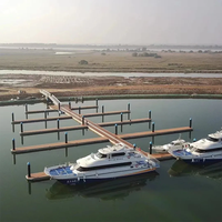 Plateforme flottante en aluminium, ponton, quai, passerelle marine, pont, conception de ponton