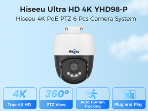 ระบบกล้องวงจรปิด Eseecloud 6CH 8MP POE PTZ H.265 4K พร้อมระบบติดตามอัตโนมัติ บันทึกข้อมูลบนคลาวด์ ชุดกล้องรักษาความปลอดภัยแบบไฟคู่ รุ่น PK-6YHD98 มองเห็นในเวลากลางคืน - Product Image 5