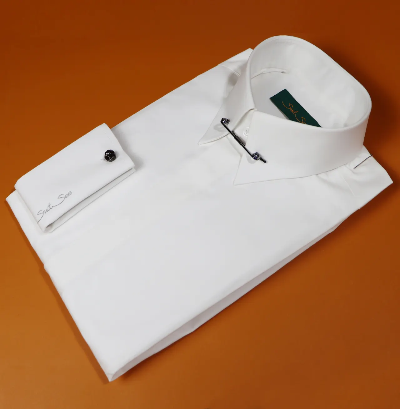 MTM Slim Fit White Dress Shirt Tailor Custom Mens Formal Shirt Mens Business Bespoke Shirt 100% Cotton