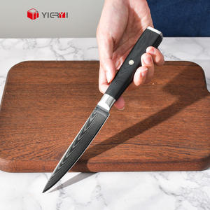 Couteau en acier Damas Yieryi, acier <span class=keywords><strong>de</strong></span> base VG10, 67 couches, couteau utilitaire japonais, couteau <span class=keywords><strong>de</strong></span> <span class=keywords><strong>cuisine</strong></span>, couteau à éplucher, couteaux <span class=keywords><strong>de</strong></span> <span class=keywords><strong>cuisine</strong></span> avec manche en G10 - Product Image 4