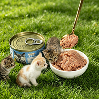 Nourriture humide pour chats en conserve du fabricant, 85g, viande et soupe, nourriture pour animaux de compagnie, nourriture humide pour chats en conserve
