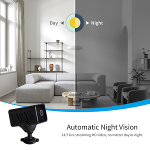 VESAFE <span class=keywords><strong>Camera</strong></span> Không Dây Mini <span class=keywords><strong>Camera</strong></span> Siêu Nhỏ Chạy Bằng Pin Wifi 1080P <span class=keywords><strong>Camera</strong></span> IP Wifi Camara Mini Tầm Nhìn Ban Đêm ABS - Product Image 4