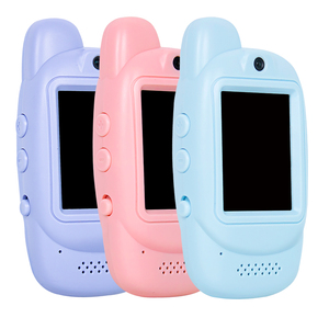 Mini talkie-walkie pour enfants, lot de 2, rechargeable, 2,4 G, longue portée, <span class=keywords><strong>chat</strong></span> vidéo en temps réel, résistant, garçons filles, âge 3-5 ans, deux pièces - Product Image 4