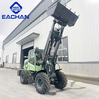 Chargeuse sur pneus diesel haute performance EACHAN avec bras télescopique hydraulique pour ports et mines