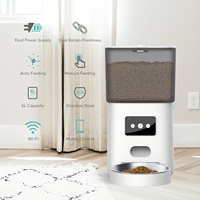 Alimentador automático para mascotas, dispensador de Comida inteligente para perros, Control por aplicación tuya, medianos y pequeños