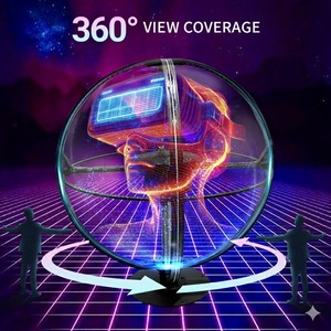 360 Degree <b>Ball</b> <b>LED</b> Sphere Screen 50cm Diameter Spherical Earth Globe Display FY3D-Z7 3d Fan FY3D-Z7 - Product Image 5