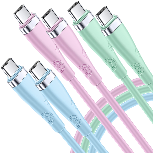 Wholesale Original USB 2.0 3A Type C to Type C Cord USB Pigtail Data Cable for Phone