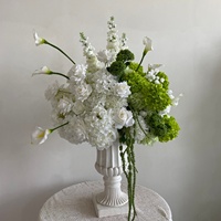 Kunstzijde bloemen realistische bloemenbal tafeldecoratie bruiloft dankdag vaas bloemstuk voor feest banket