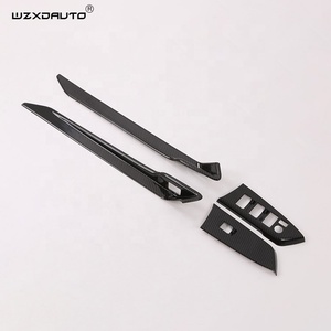 WZXD Car <b>Accessories</b> Carbon Fiber <b>Interior</b> Decorative Kit Shift / Center Control Covers Trim for 2021 2022 - Product Image 2