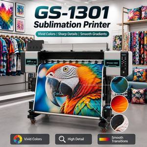 1.3m Sublimation Printer Heat Transfer Roll to Roll XP600 I3200 T-Shirt Jersey Polyester Fabric Digital <b>Printing</b> <b>Machine</b> - Product Image 1
