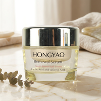 Pot en verre triangulaire haut de gamme de 100g avec pot intérieur en PP de 50g, double paroi, emballage cosmétique vide pour soins de la peau, logo personnalisé
