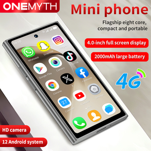 ONEMYTH S26 Pro ระบบปฏิบัติการ Android 12 รองรับซิมคู่ หน้าจอ HD ขนาด 4 นิ้ว แบตเตอรี่ 2000mAh หน่วยความจำ 3GB+64GB ซีพียู Quad Core สมาร์ทโฟนขนาดเล็ก รองรับ 4G พร้อมระบบสแกนใบหน้า - Product Image 5