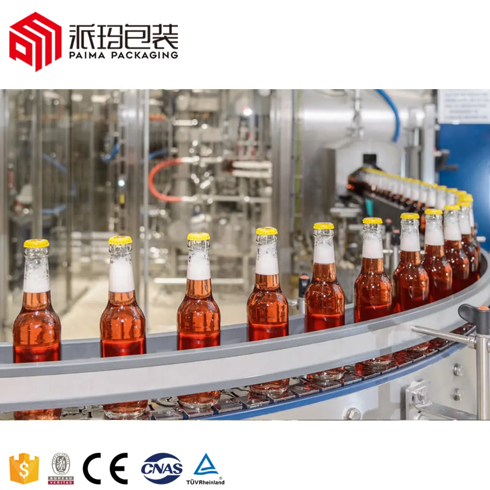 Factory Turnkey Proejct Small Scale Craft Mini Beer Filling Production Line Brewery Equipment System