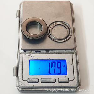 Œillet métallique rond Dx39 25 6 plaqué, durable pour trench-coat, sac à dos, doudoune - Product Image 1