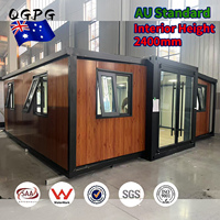 Casa Contenedor Prefabricada Australiana de 20, 30 y 40 pies, de Fácil Montaje, con Paneles Sándwich Aislados, de 2, 3 y 4 Dormitorios, Completamente Amueblada