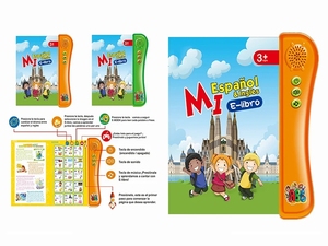 Máquina de aprendizaje electrónico educativa inteligente <span class=keywords><strong>para</strong></span> niños Touch Y Ebook Reader Sound E Book Reader My English e-book <span class=keywords><strong>para</strong></span> niños - Product Image 6