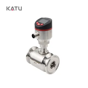KATU Brand Factory Supply Colorful Digital Screen High Quality FM120 Turbine Flow Meter For Water Oil