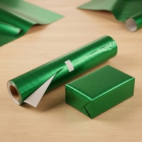 Papier laminé en aluminium pour l'emballage extérieur des cadeaux, des boîtes cadeaux, des bibelots et plus encore