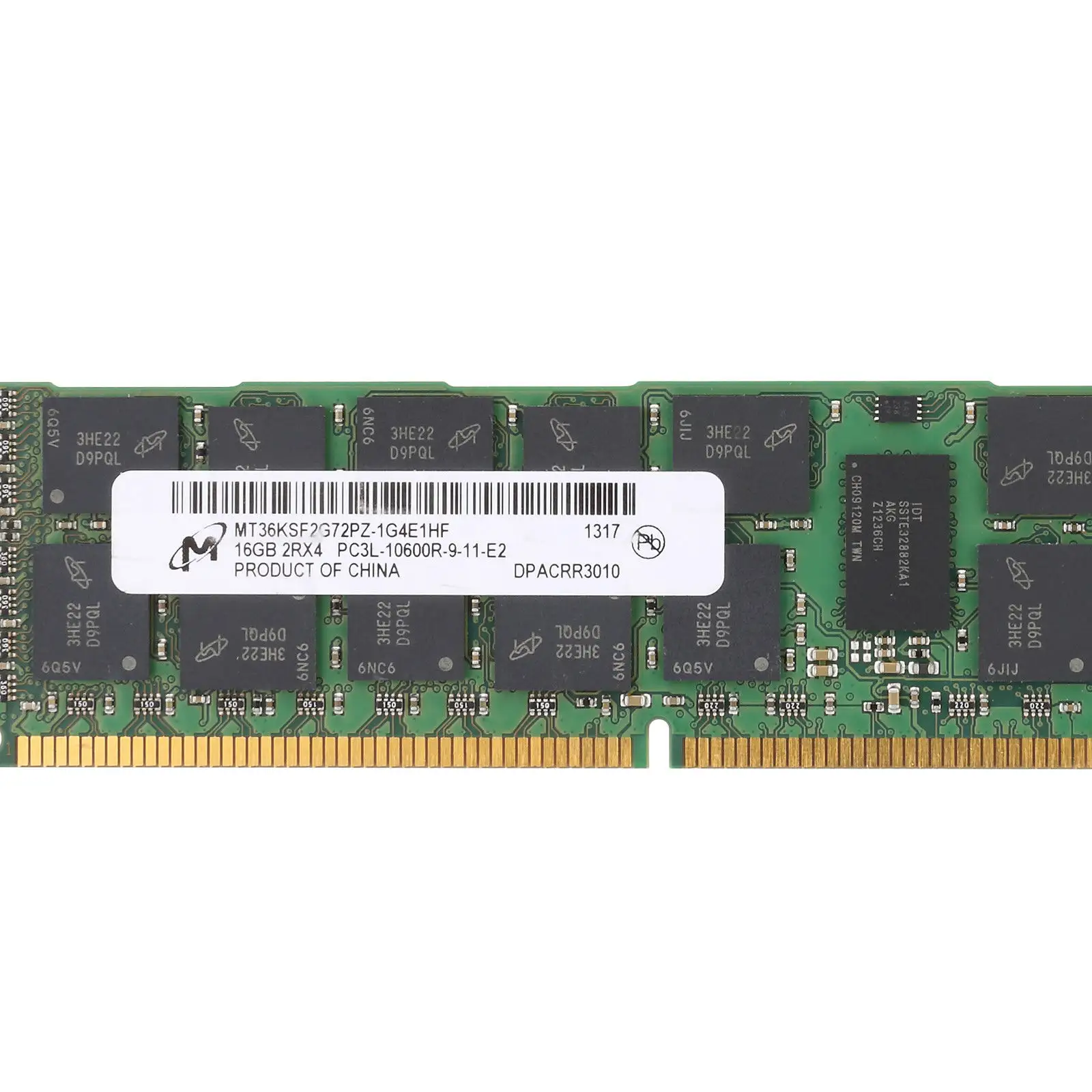 Micron-placa de circuito impreso para ordenador de escritorio, placa de circuito impreso ddr, de fábrica, con servidor ram de 16 gb, 2Rx4 PC3L-10600R, 16 gb, 1333