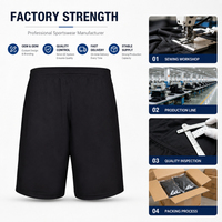 Shorts de sport pour hommes personnalisés avec logo, séchage rapide, en polyester respirant et léger, pour la course à pied et l'entraînement en salle de sport