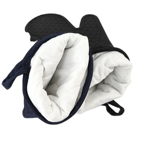 Maniques de cuisine professionnelles résistantes à la chaleur, gants de four en silicone, gants de barbecue - Product Image 4