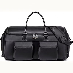 Free sample Travel Duffel Bag with <b>Shoe</b> Compartment Overnight Bag Carry on Gym Sports Weekender Bag <b>for</b> Men or <b>Women</b> Beige - Product Image 2