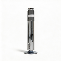 Diffuseur d'huiles essentielles intelligent de luxe sans eau, contrôlé par BT/APP, avec éclairage LED, construction en aluminium, garantie 1 an pour la maison