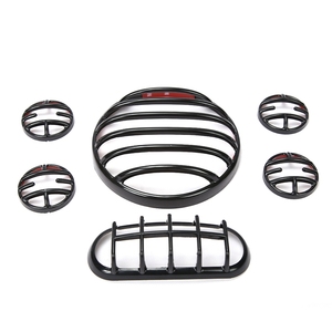 Nouveau couvercle de gril de phare ABS de moto noir mat pour <span class=keywords><strong>Honda</strong></span> <span class=keywords><strong>CL500</strong></span> CL300 - Product Image 3