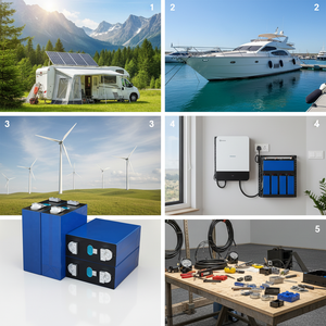 Sel Baterai Prismatis LiFePO4 EU STOCK LFP280K 280Ah MB31 314Ah 3.2V 8000 Siklus, Tersedia di Polandia, untuk Aplikasi Tenaga Surya Off-grid - Product Image 2