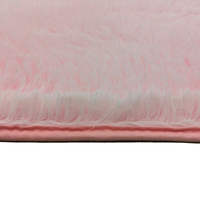 Tapis rectangulaire grand format en peluche solide, motif étoile de mer, fabriqué à la machine, en polyester, avec envers antidérapant en PVC