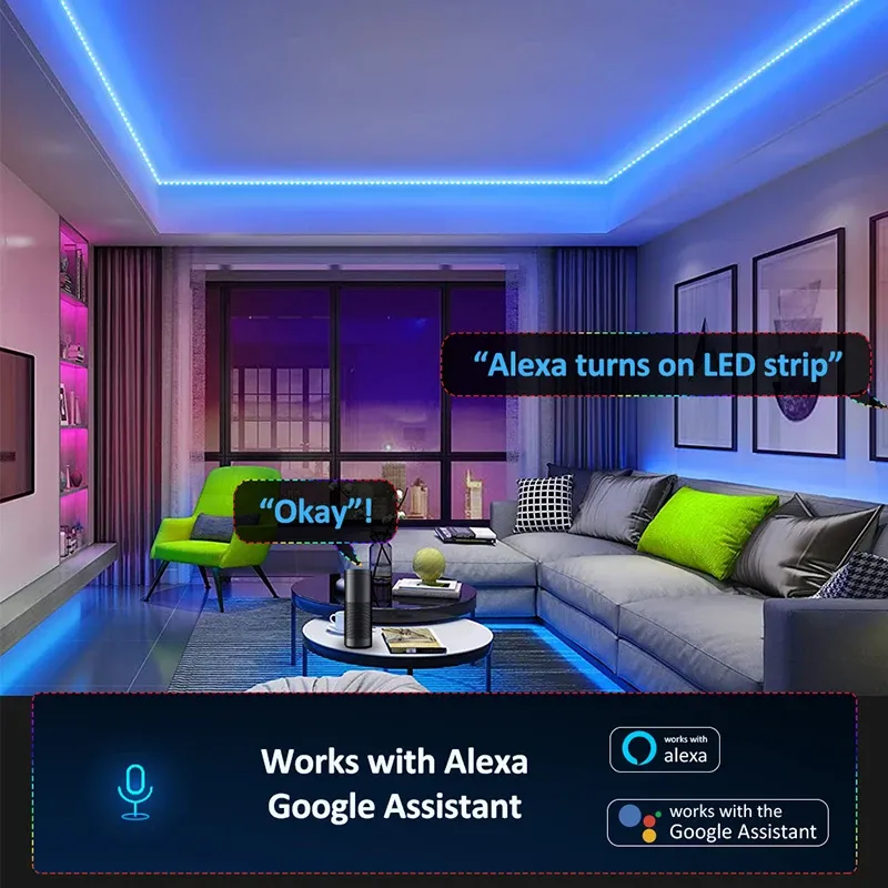 5V LED Neon Rope Light RGBIC Set Bluetooth APP Control Room Decor Neon Sign DIY Gaming Room Setup Interface USB · image 4
