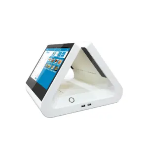 Retail 11.6 + 11.6 Inch Android Windows Pos Apparaat Dual Screen Mifare Reader Pos Apparaat GC082