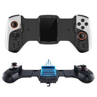 KJ02 2 in 1 Gamepad Teleskopik Tipe C Pendingin Nirkabel Pengontrol Game Seluler Dual Joystick untuk Android IOS Ponsel Switch PC
