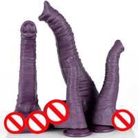 Consolador grande modelado silicona consolador en forma especial expansión Anal masturbación para mujeres Alien Monster enorme Consolador
