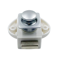 Serrure à bouton-poussoir métallique sans clé pour camping-car, caravane, voiture, marine, tiroir, armoire, porte