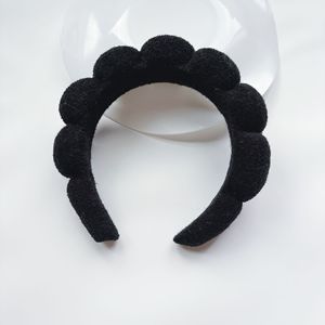 HLC Noir Rose Bleu Or Logo Rembourré Partie Bandeau Fabricant pour Femmes Filles Quotidien Fête Bandeau Éponge Bulle Coiffe - Product Image 4