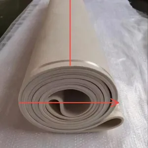 Endüstriler keçe kumaş dayanıklı Nomex Fiber battaniye halı takvim ısı basın makinesi için 10mm kalınlığında