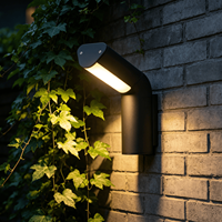 Applique murale extérieure LED en aluminium, style minimaliste moderne, étanche IP54, angle de faisceau 90°, pour jardin, villa, patio