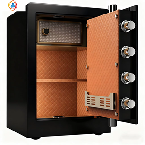 Caja Fuerte Chenguang Serie Setwall, de Acero, a Prueba de Fuego, para Dinero/Pistola, con Cerradura de Llave, Anti-Robo, Color Negro - Product Image 3