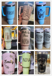 Máquina de Grabado Láser de CO2 para Vasos Metálicos con Recubrimiento en Polvo, Grabador Láser Galvo para Logotipos Personalizados en Tazas y Vasos con Accesorio Rotatorio - Product Image 4