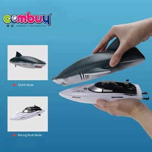 <span class=keywords><strong>Juguete</strong></span> de Tiburón a Control Remoto, Barco de Pesca Robótico Dorado - Product Image 6