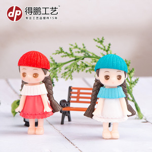 Muñecos de dibujos animados de Depeng Crafts, decoraciones en miniatura para pasteles, fiestas de cumpleaños, moldeados por inyección, hechos a mano - Product Image 5