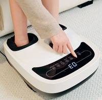 Masajeador de Pies Eléctrico con Presión de Aire y Calor Shiatsu 4D UL CE para Relajación de Piernas y Pies