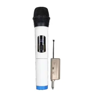 T VHF Single Channel Wireless Handheld Microfone Com Placa Receptora Para Karaoke Microfone sem fio Para Outdoor Wireless Mic