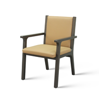 Chaise de café moderne en bois pour restaurant, chaise de salle à manger en bois pour café, chaise de restaurant pour café