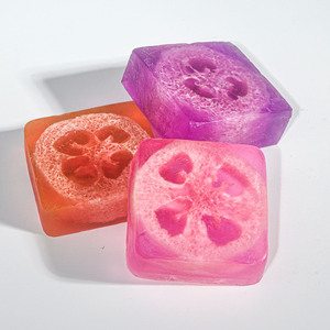 עבודת יד מגוון רחב סבון פרי קשת גיאומטרי חידוש צורות סבונים טיפוח עור טבעי לניקוי תווית - Product Image 4